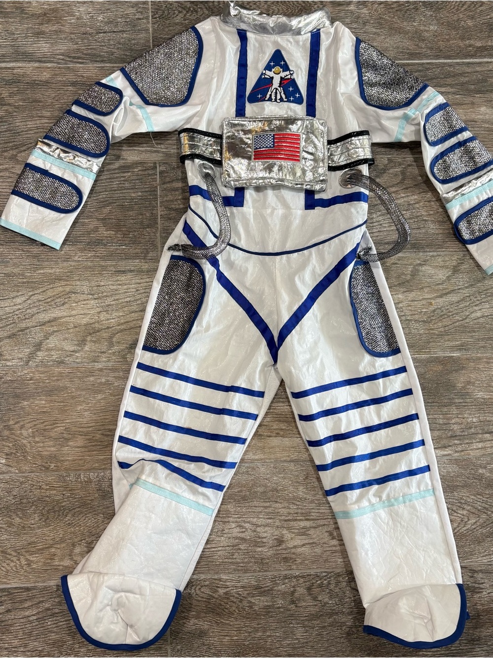 Teetot Adventure Factory Astronaut Halloween Costume Sz 5-6 Yrs